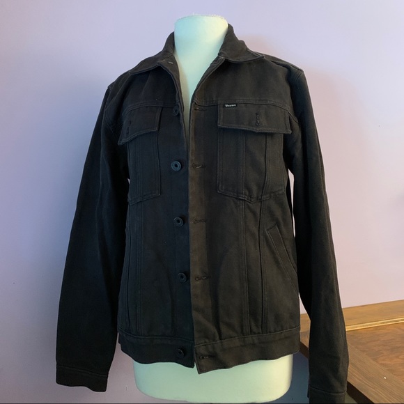 Brixton Jean Jacket Black Denim - Picture 6 of 8